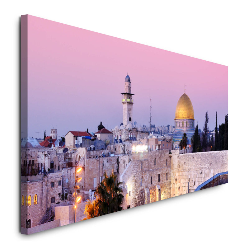 East Urban Home Jerusalem Photograph on Canvas Wayfair.co.uk